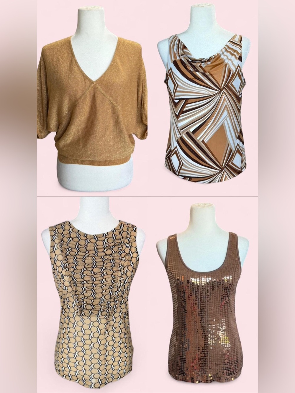 ‼️BUNDLE DEAL- Set of 4 Y2K Tops- Large